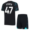 Camisolas Manchester City Foden 47 Criança 3º Equipamento 2023-24 Manga Curta